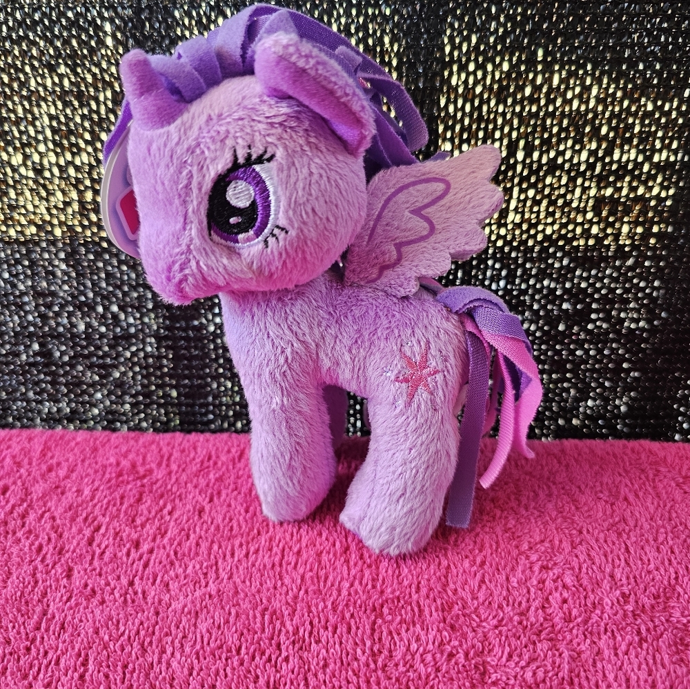 My Little Pony Twilight Sparkle Plush Purple Eyes 6" By Hasbro Funrise 2013